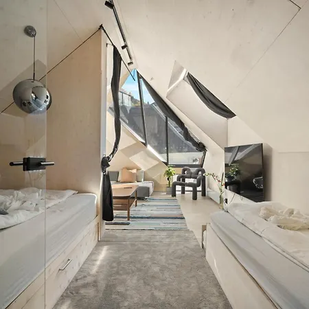 Bryggen Penthouse I New 2021 I Free Parking ベルゲン